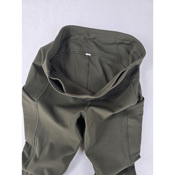 Lululemon Athletica Luxtreme High Compression Size 8 With Pockets Dark Green - Picture 7 of 7